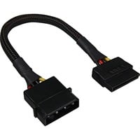 SATA Stromadapter schwarz, 15cm