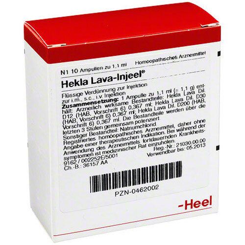 Hekla Lava Injeel Ampullen 10 St