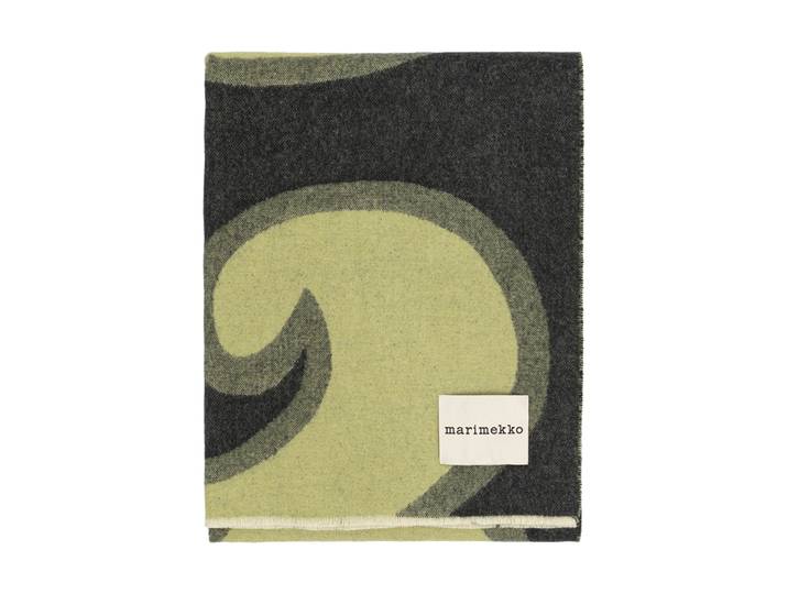 Marimekko Plaid Jokeri 130x170 cm Dark green-pear