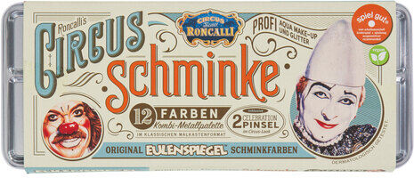 EULENSPIEGEL Aqua-Schmink-Farbkasten "Roncalli"