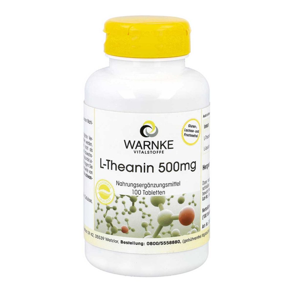 Warnke Vitalstoffe GmbH L-theanin 500 Mg Tabletten 15435896