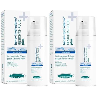 Benevi Hydroderm Gesichts-Fluid plus 2x 2x50 ml Lotion