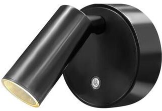 Uplift Picks LumaSpot Magnetic Rechargeable Wall Lamp With Touch Control black