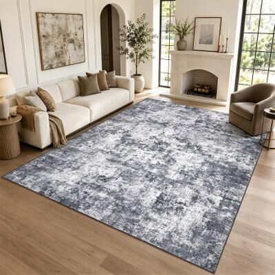 Garvee Modern Abstract Living Room Area Rug