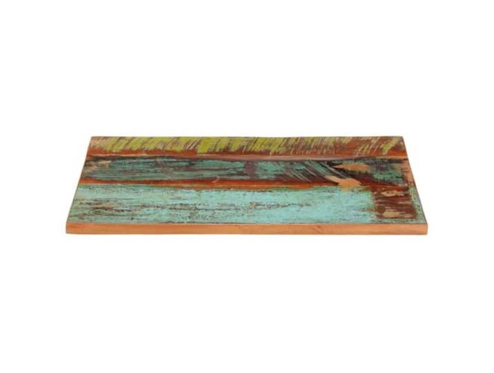GFDWPUY Tischplatte Altholz Massiv 60x80 cm 25 mm Rechteckig, Rustikaler Look, Vielseitig für Tische, Regale, Einzigartige Maserung