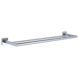 Bravat doppelte Badetuchstange Quaruna - 64,5 cm, chrom