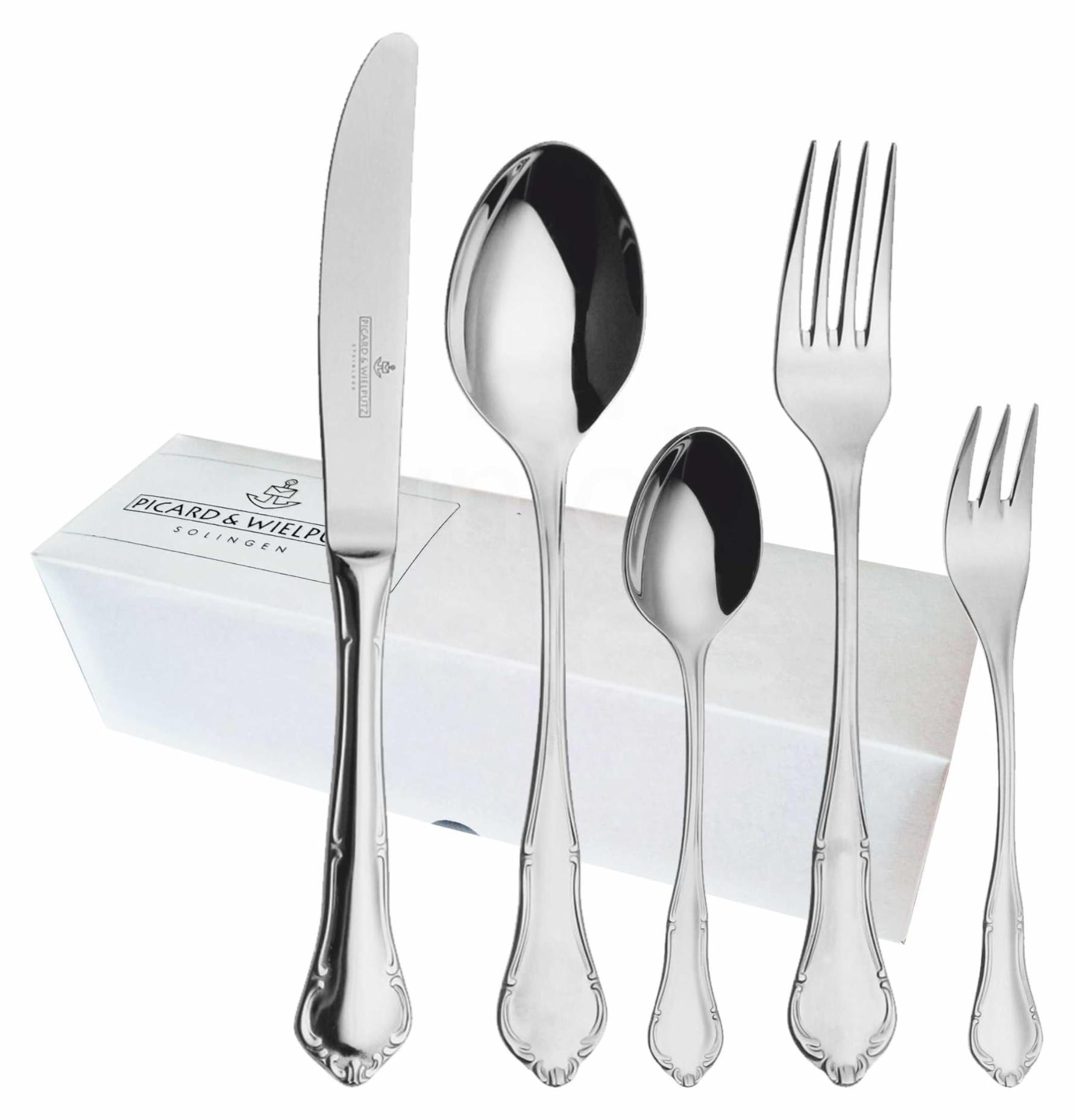 Besteckgarnitur Palazzo 30-teilig, Silber, Edelstahl