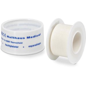 Holthaus Fixierpflaster Ypsisilk Heftpflaster, Rolle, weiß, wasserfest, 5m x 2,5cm