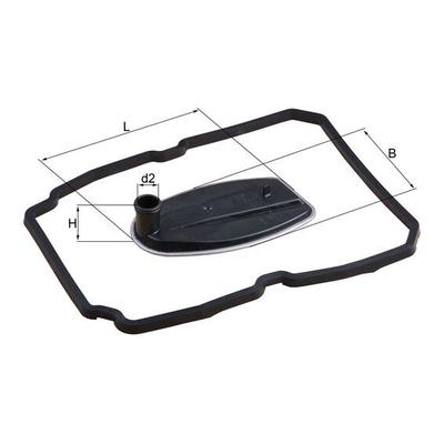 KNECHT Hydraulikfilter, Automatikgetriebe hx81d für MAYBACH JEEP Chrysler Mercedes