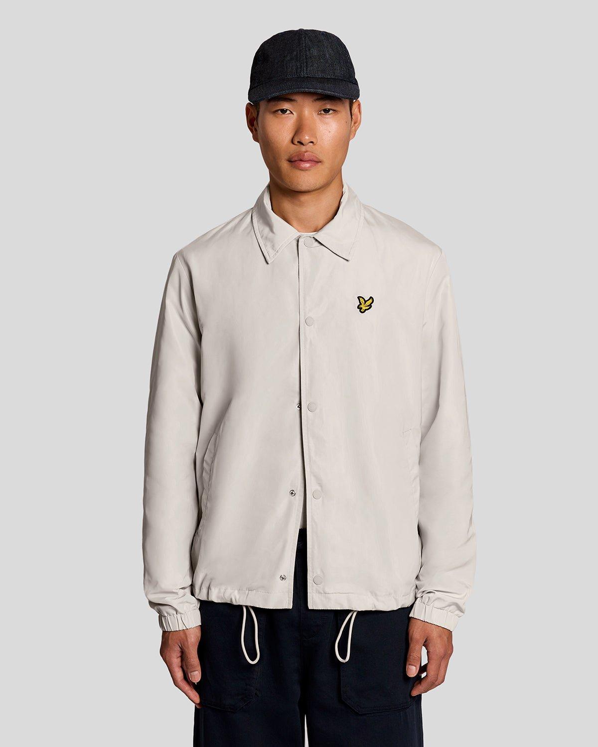 Lyle & Scott Leichte Coach-Jacke - Creme
