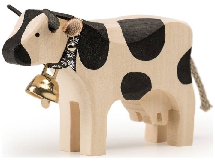 Pro Montagna Kuh stehend schwarz 10cm