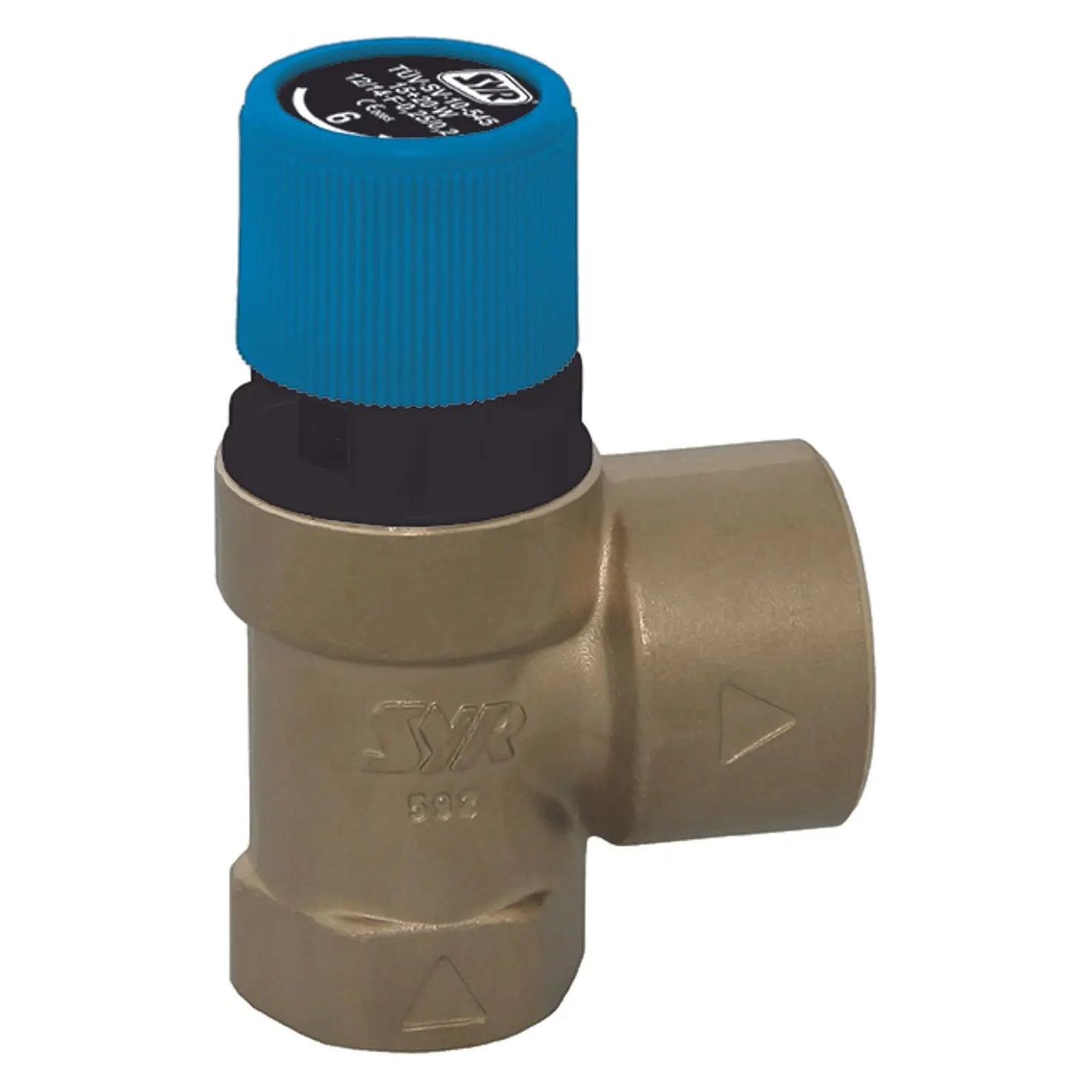SYR Membran Sicherheitsventil DN 25, 10 bar, für druckfeste Warmwasserbereiter (211525002)