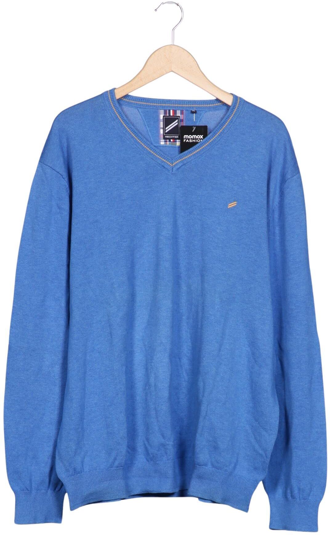 Daniel Hechter Herren Pullover, Blau, Gr. XL, Baumwolle - Second Hand