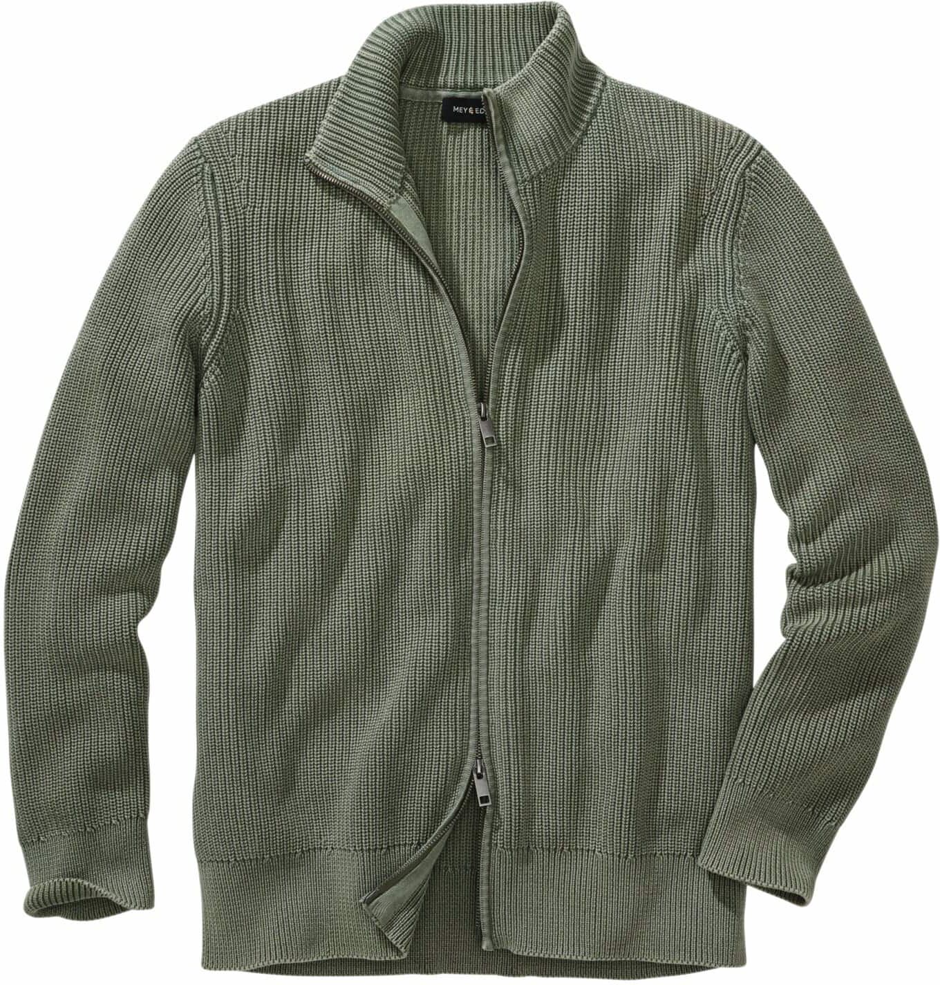 Mey & Edlich Schockfroster-Strickjacke Grün 52