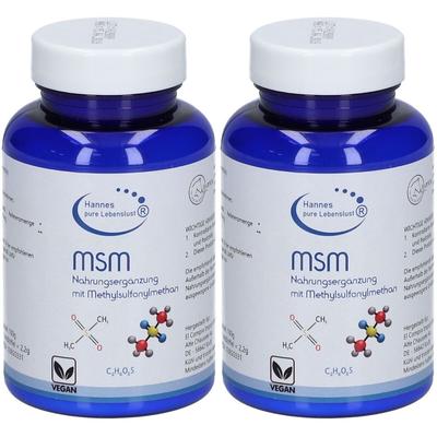MSM PUR Pulver 2x 2x100 g