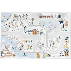 Janod, Spielteppich + Spielmatte, Urlaub in den Bergen (120 x 77 cm)