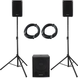 Pronomic Powerstage Concert 1508 2.1 Aktive PA-Anlage 700 Watt