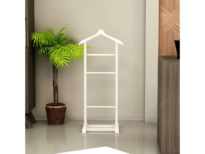 Valet de chambre + vide-poche SITIA - Blanc