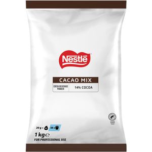 Nestle Kakao Cacao Mix, Pulver, 14% Kakaogehalt, für Kaffeeautomaten, 1 kg