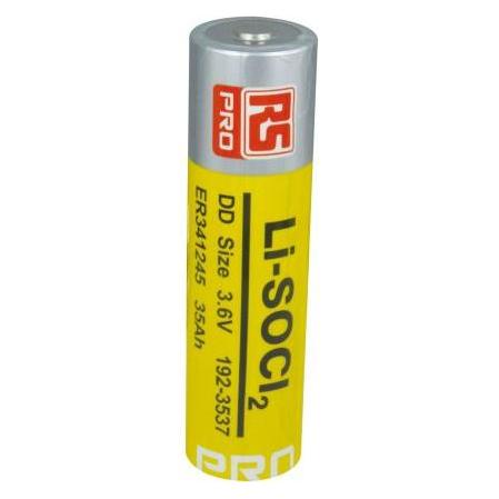 RS PRO ER341245 Lithium Thionylchlorid DD-Batterie, 3.6V (1 Stk., AA) (1923537)