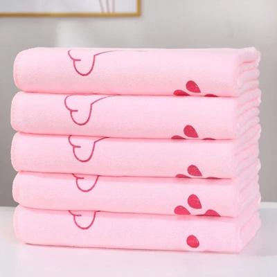 Uplifted Finds Quick Dry Microfiber Pet Bath Towel For Dogs And Cats pink