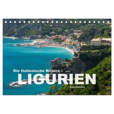 Die Italienische Riviera - Ligurien (Tischkalender 2026 DIN A5 quer), CALVENDO Monatskalender