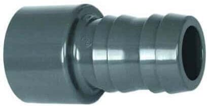 Interplast Raccord cannelé diam 38 / 50 mm à coller mâle