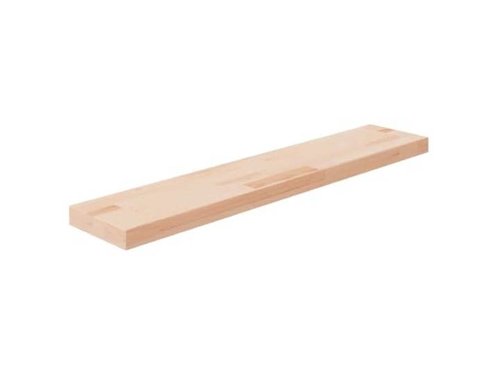 HAQWRDQSG Regalboden Massivholz Eiche Unbehandelt 100x20x4 cm Zusätzliche Ablagefläche für Wohnzimmer und Schlafzimmer. Ideal als Austauschplatte für abgenutzte Wandboards.