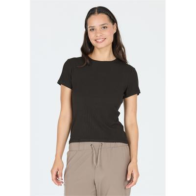 Funktionsshirt ATHLECIA "Tinashe", Herren, Gr. 42, schwarz, 92% Viskose, 8% Elasthan, unifarben, normal, Rundhals, Shirts Funktionsshirt, im simplen und schnelltrocknenden Design