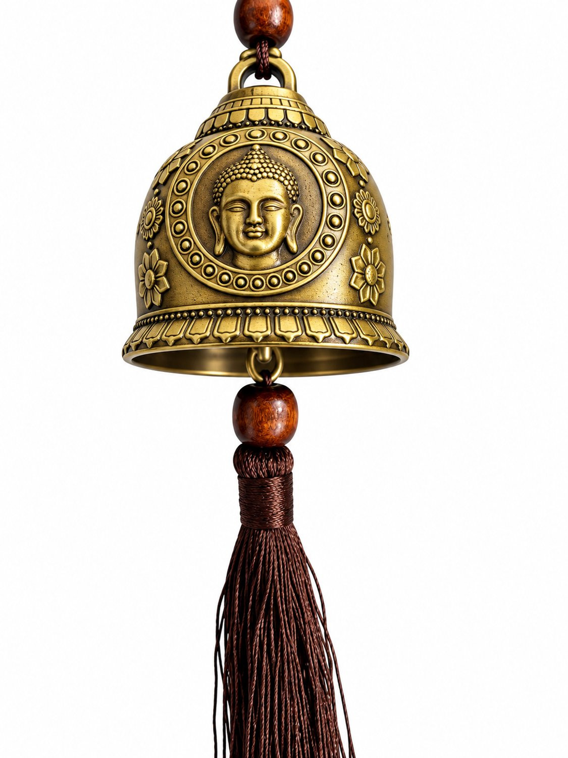 Gelukshanger Boeddha met Bel voor Decoratie