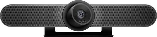 Logitech MeetUp 4K-Webcam 3840 x 2160 Pixel Standfuß, Klemm-Halterung