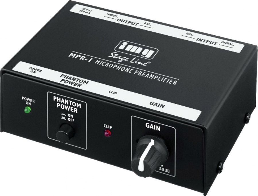IMG Stageline Mpr-1 Mikrofonvorverstärker
