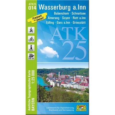 ATK25-O14 Wasserburg a.Inn (Amtliche Topographische Karte 1:25000), Sonstige von , Landesamt für Digitalisierung, Breitband und Vermessung, Bayern,