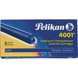 Pelikan Tintenpatrone 4001 GTP königsblau VE=50x5 Stück