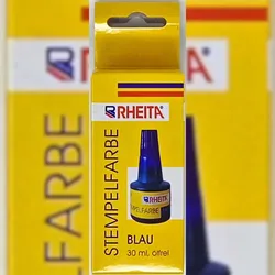 Rheita stempelfarbe, Blau, 30ml