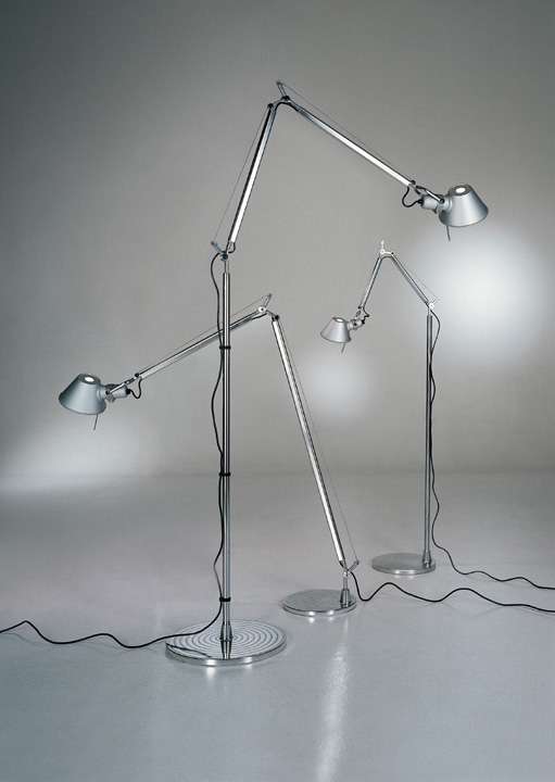 Artemide Tolomeo Stehleuchte (aluminium) aluminium A001000+A012820
