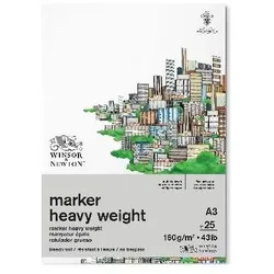 Winsor & Newton, Marker, Bleedproof paper A3, 160g, 25 pages