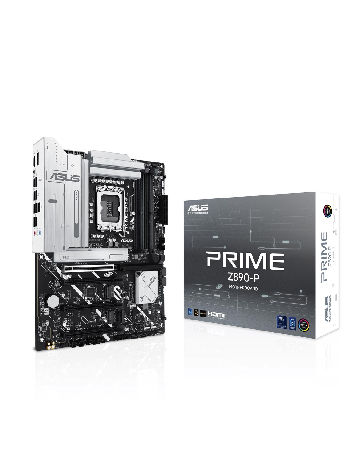 ASUS PRIME Z890-P Mainboard - Intel Z890 - Intel LGA1851 - DDR5 RAM - ATX