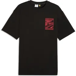 Puma, Herren, Sportshirt, Ferrari Graphi (S), Schwarz