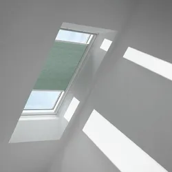 VELUX Wabenplissee Blassgrün 1168, P31, GGU,Manuell,VELUX,weiße Schiene