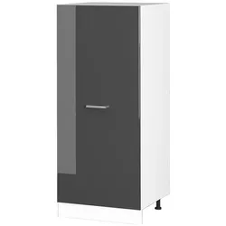 Vicco, Regal, Kitchen front R-Line, Anthracite high gloss, 59.6 x 132.7 cm furniture front for the pantry cabinet