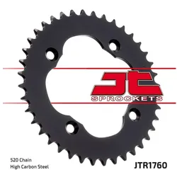 JT, Motorrad Zubehör, KETTENRAD 4509 37 SUZUKI LTR 450 '06-'10 (+1) (450937JT) (KETTE 520)