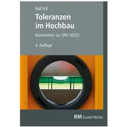 Toleranzen im Hochbau, Fachbücher von Ralf Ertl