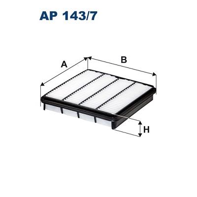 FILTRON Luftfilter AP 143/7 Filtereinsatz 51mm für TOYOTA