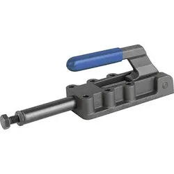 SCHUBSTANGENSPANNER SCHWERE AUSFÜHRUNG F2=6000, STAHL PHOSPHATIERT, KOMP:KUNSTSTOFF BLAU, GRIFF FEST