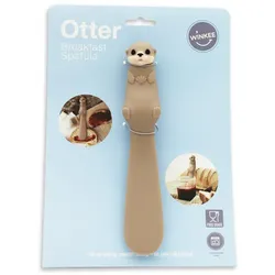 Winkee Frühstücksspatel Otter - braun|beige