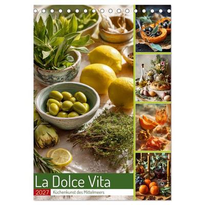 La Dolce Vita (Tischkalender 2027 DIN A5 hoch), CALVENDO Monatskalender