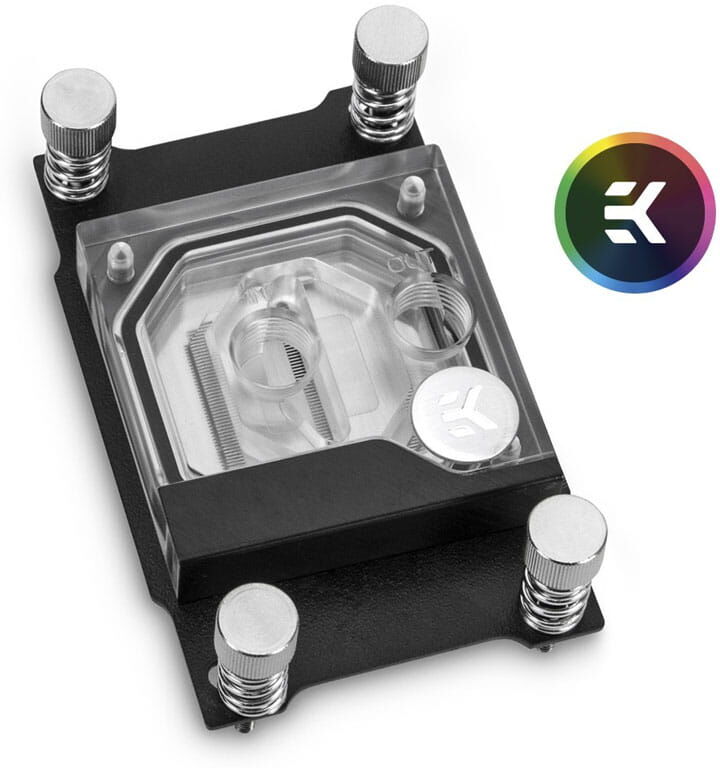 EK Water Blocks EK-Supremacy Classic RGB AM4/AM5 - Nickel + Acry...