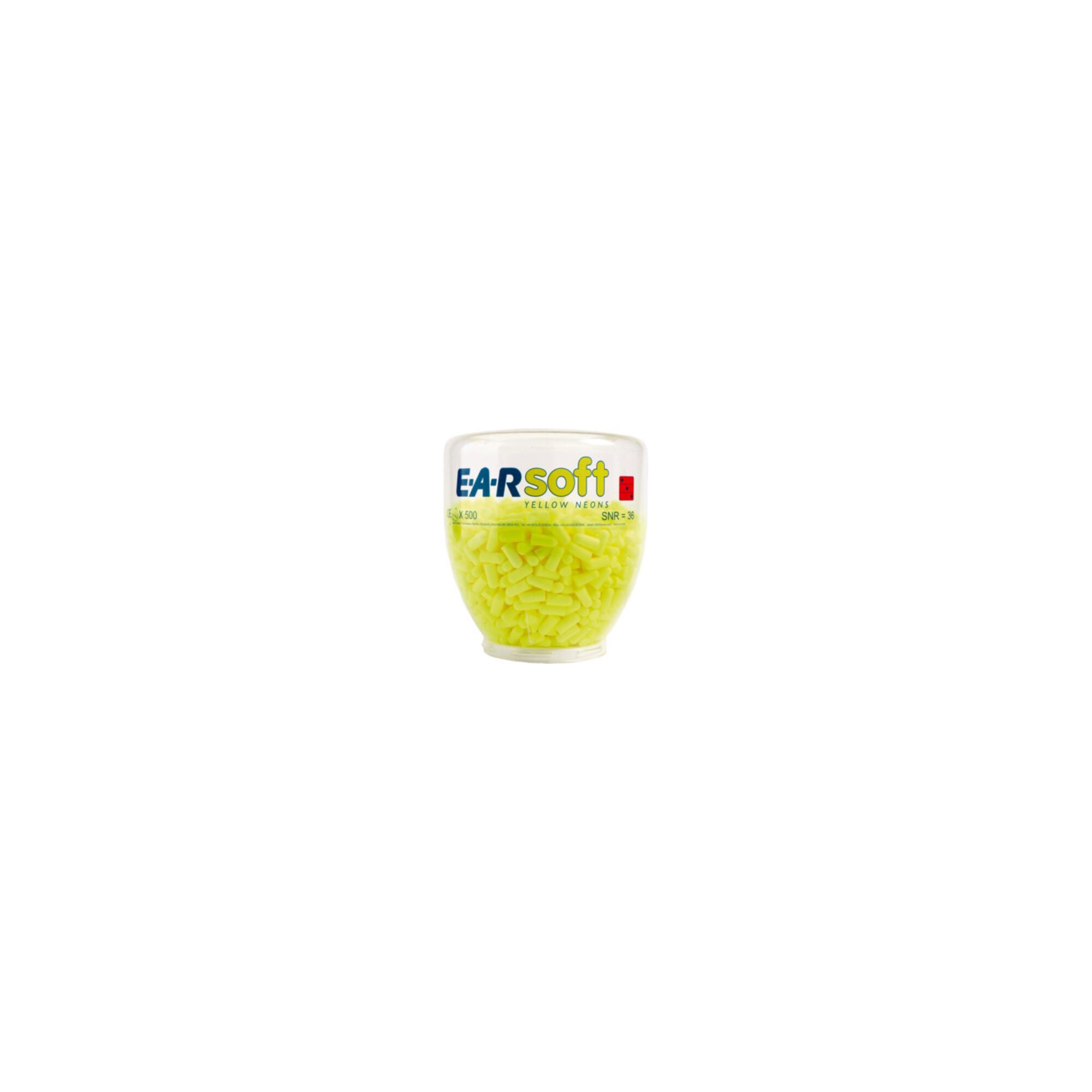 3M Gehörschutzstöpsel Ear Soft Yellow Neon Nachfülldispenser (7000038202)