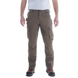 Herren Arbeitshose Relaxed Fit STEEL CARGO PANT, tarmac, Größe W42/L30 - tarmac - W42/L30